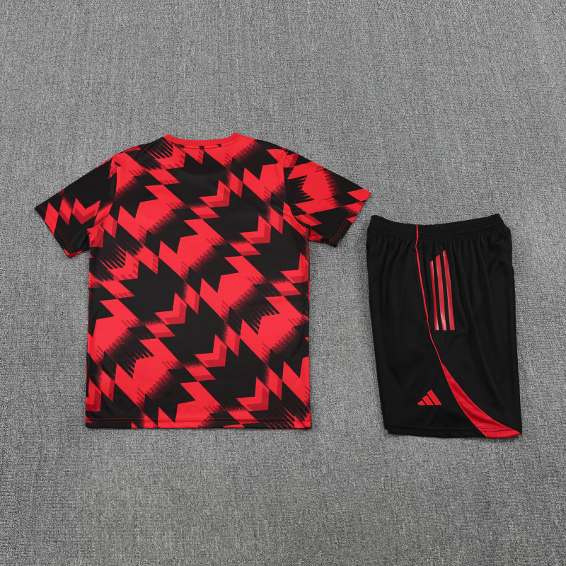 Manchester United Short Sleeve Training Kit 2025/2026 New Season Football Jersey Sports Shirt