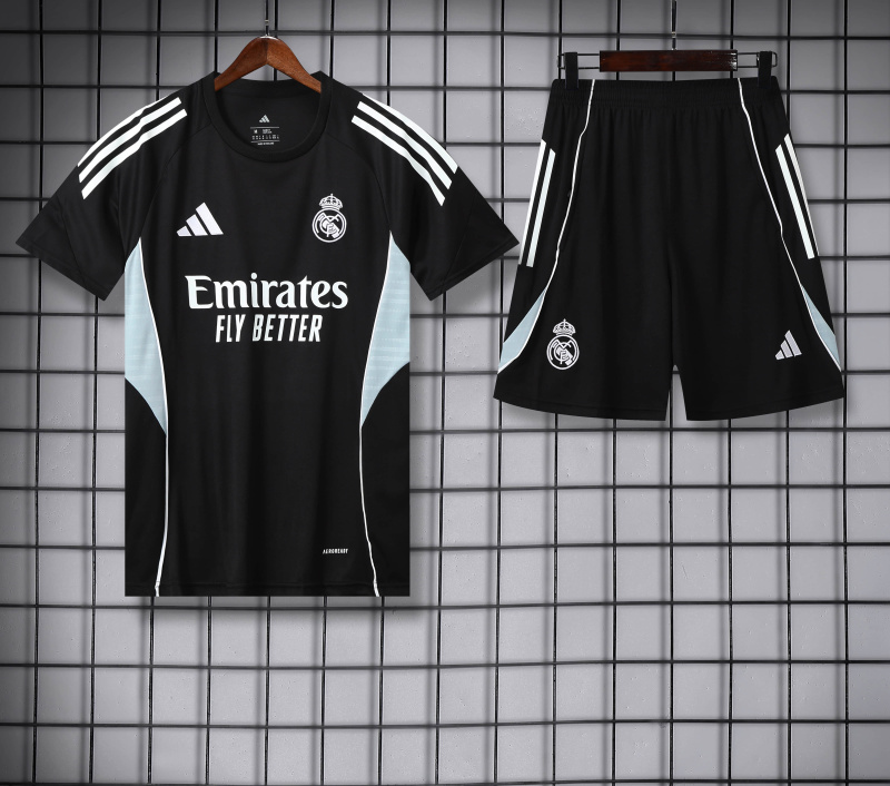 Real Madrid Short Sleeve Training Kit 2025/2026 New Season Football Jersey Sports Shirt