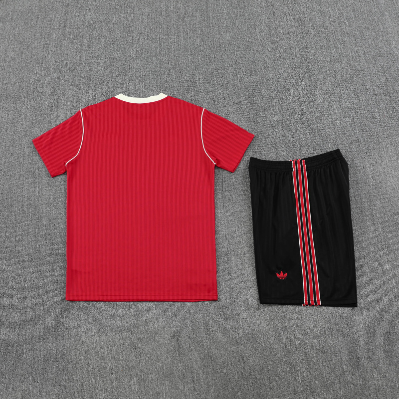 Manchester United Short Sleeve Training Kit 2025/2026 New Season Football Jersey Sports Shirt