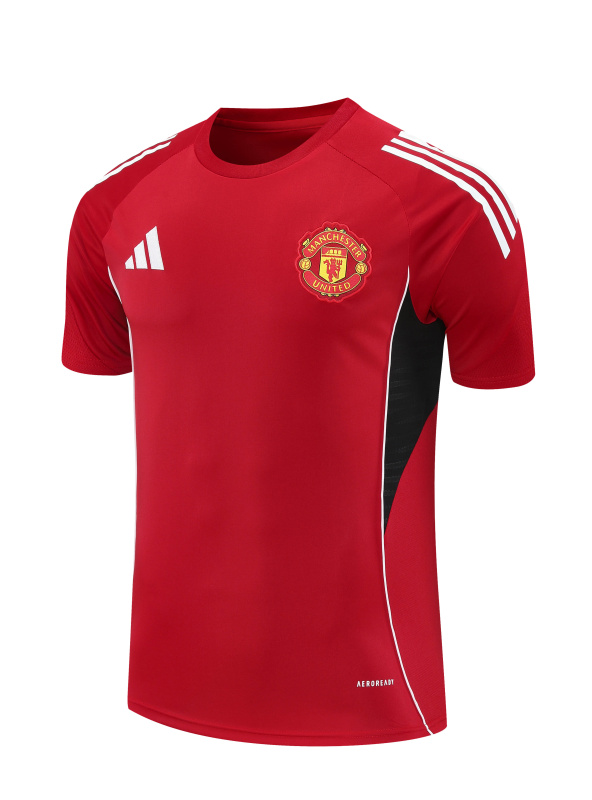 Manchester United Short Sleeve Training Kit 2025/2026 New Season Football Jersey Sports Shirt