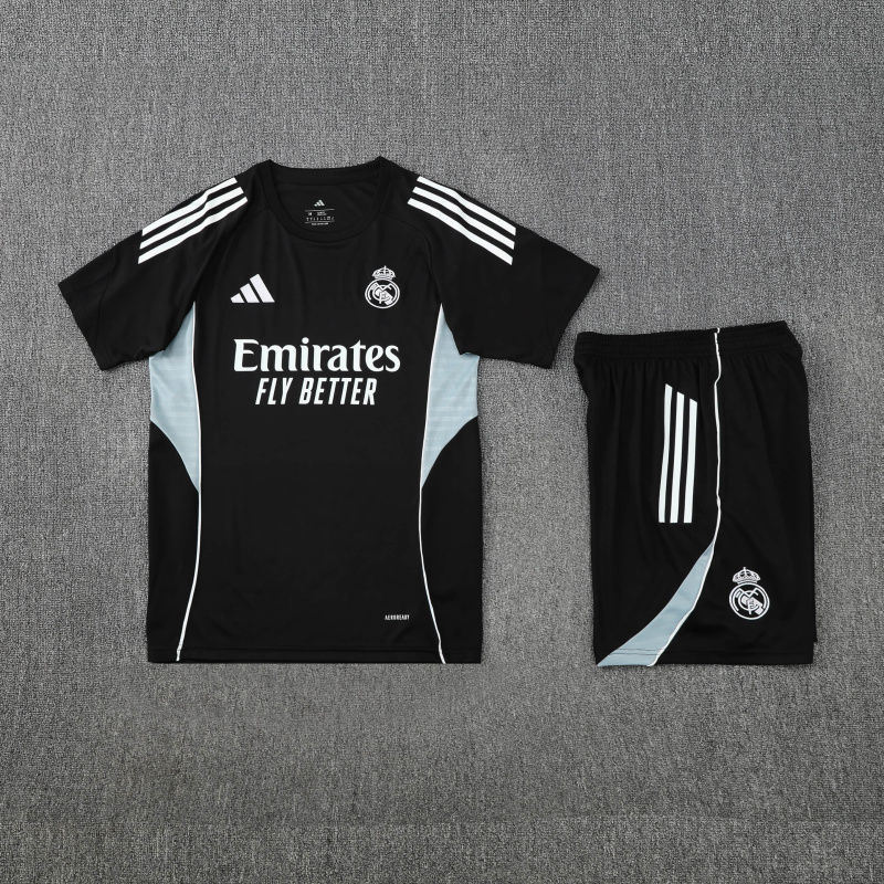 Real Madrid Short Sleeve Training Kit 2025/2026 New Season Football Jersey Sports Shirt