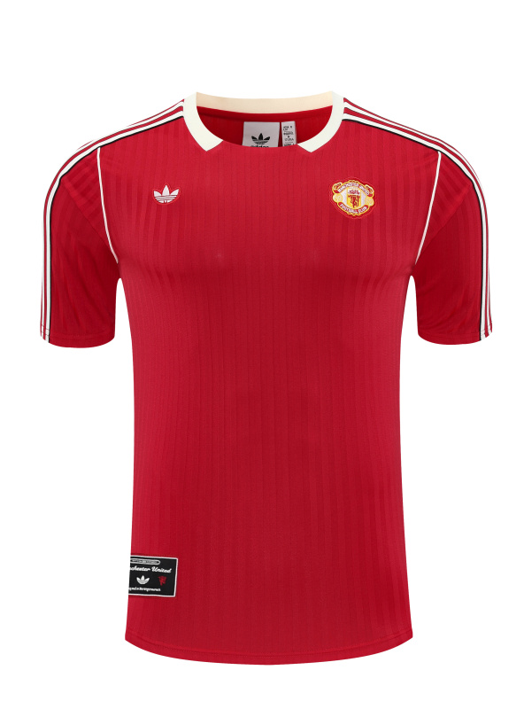Manchester United Short Sleeve Training Kit 2025/2026 New Season Football Jersey Sports Shirt