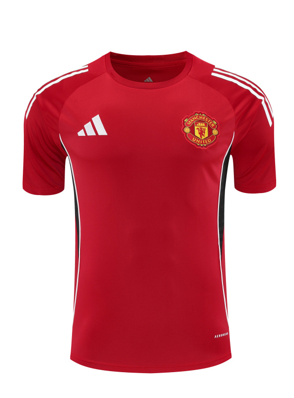 Manchester United Short Sleeve Training Kit 2025/2026 New Season Football Jersey Sports Shirt