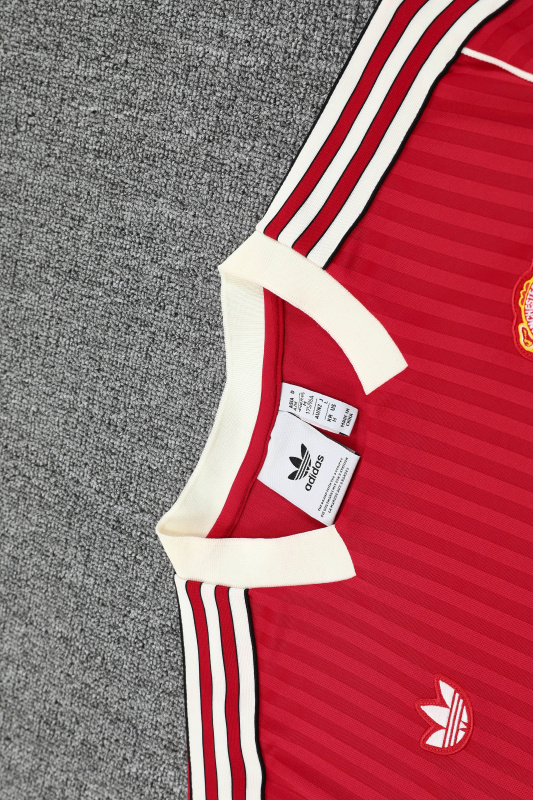 Manchester United Short Sleeve Training Kit 2025/2026 New Season Football Jersey Sports Shirt