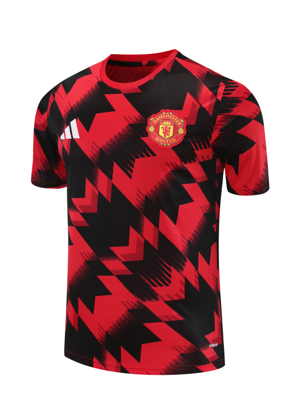 Manchester United Short Sleeve Training Kit 2025/2026 New Season Football Jersey Sports Shirt