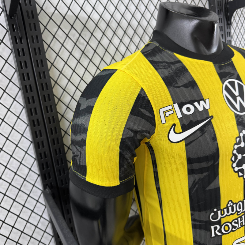 player Al Ittihad Jeddah Home 2025/2026 New Season Football Jersey Sports Shirt