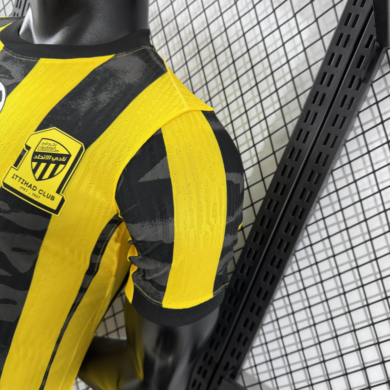 player Al Ittihad Jeddah Home 2025/2026 New Season Football Jersey Sports Shirt