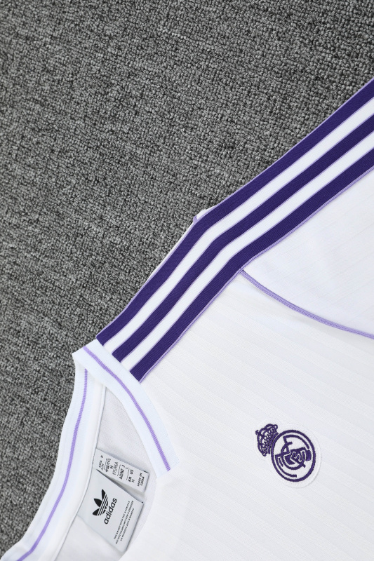 Real Madrid Short Sleeve Training Kit 2025/2026 New Season Football Jersey Sports Shirt