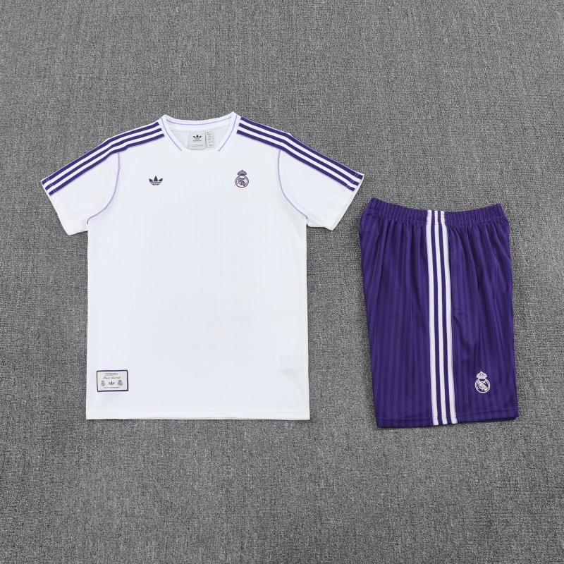 Real Madrid Short Sleeve Training Kit 2025/2026 New Season Football Jersey Sports Shirt