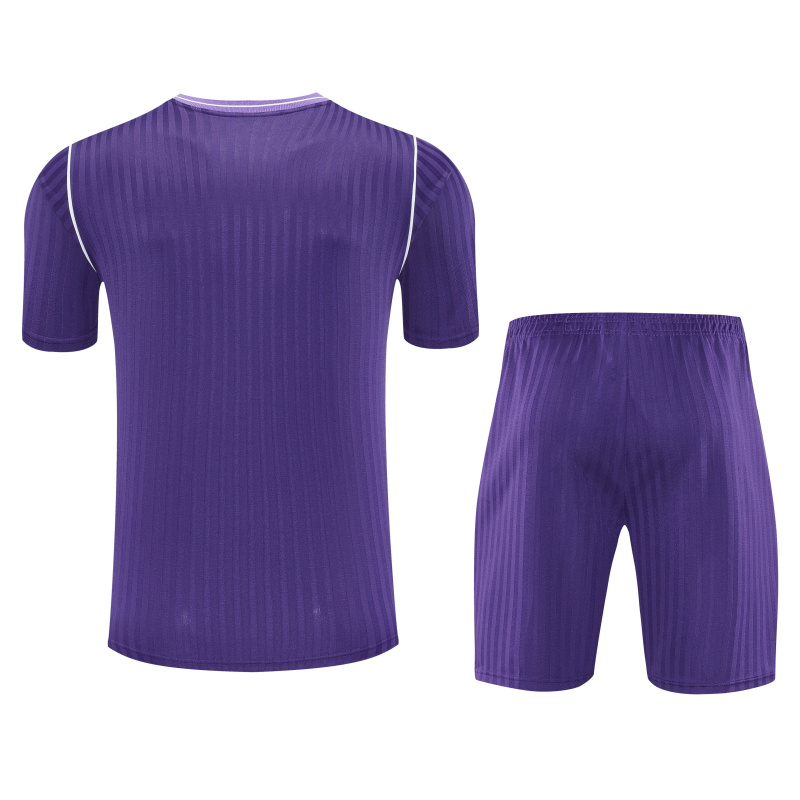 Real Madrid Short Sleeve Training Kit 2025/2026 New Season Football Jersey Sports Shirt