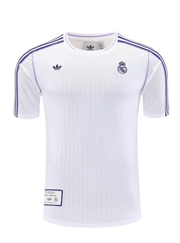Real Madrid Short Sleeve Training Kit 2025/2026 New Season Football Jersey Sports Shirt