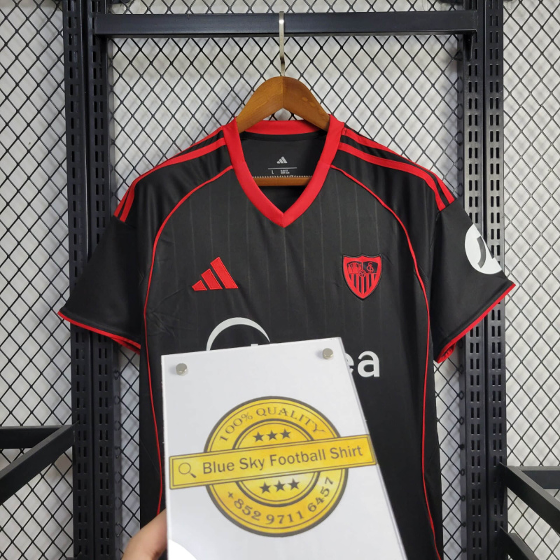 Sevilla 2nd Away 2025/2026 New Season Football Jersey Sports Shirt