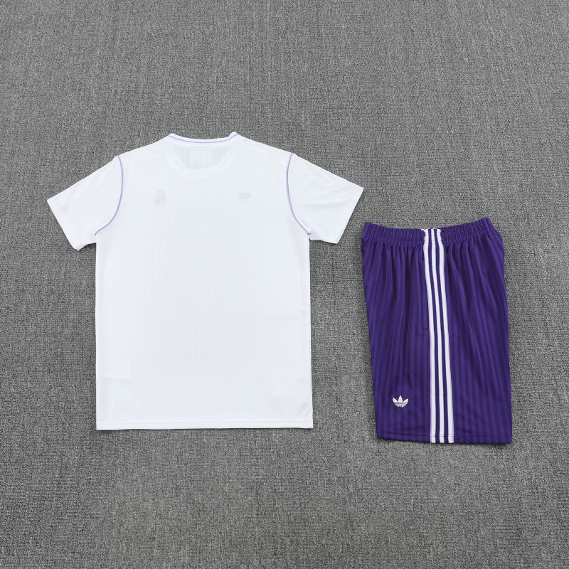 Real Madrid Short Sleeve Training Kit 2025/2026 New Season Football Jersey Sports Shirt