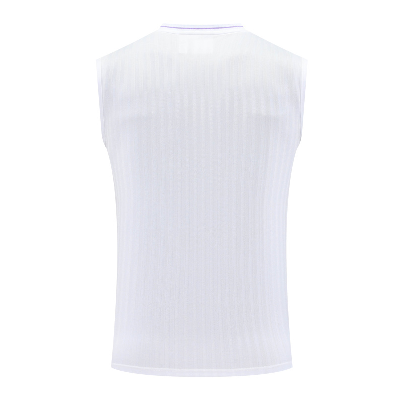 Real Madrid Vest Short Sleeve Training Kit 2025/2026 New Season Football Jersey Sports Shirt