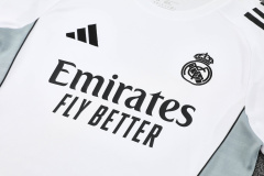 Real Madrid Short Sleeve Training Kit 2025/2026 New Season Football Jersey Sports Shirt