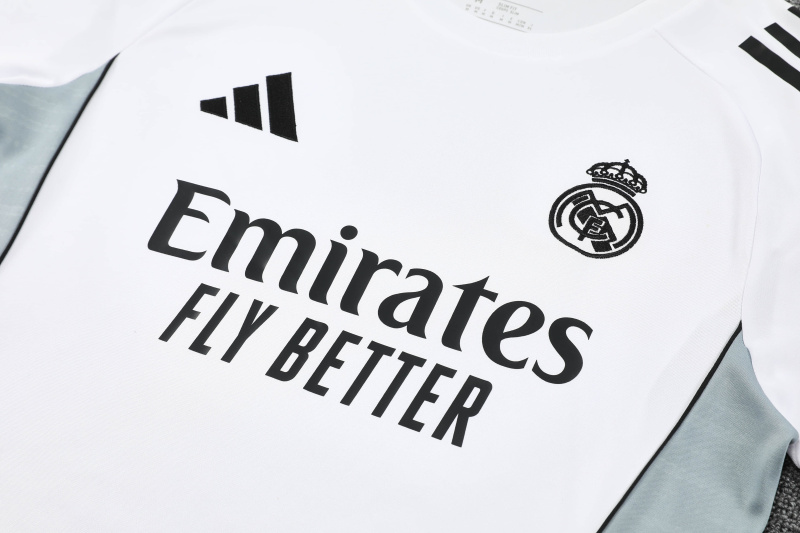 Real Madrid Short Sleeve Training Kit 2025/2026 New Season Football Jersey Sports Shirt