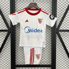 KIDS Sevilla Home 2025/2026 new season Football Jersey Sports shirt