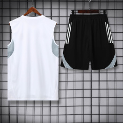 Real Madrid Vest Short Sleeve Training Kit 2025/2026 New Season Football Jersey Sports Shirt