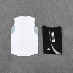 Real Madrid Vest Short Sleeve Training Kit 2025/2026 New Season Football Jersey Sports Shirt