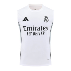 Real Madrid Vest Short Sleeve Training Kit 2025/2026 New Season Football Jersey Sports Shirt