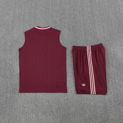Bayern Munich Vest Short Sleeve Training Kit 2025/2026 New Season Football Jersey Sports Shirt