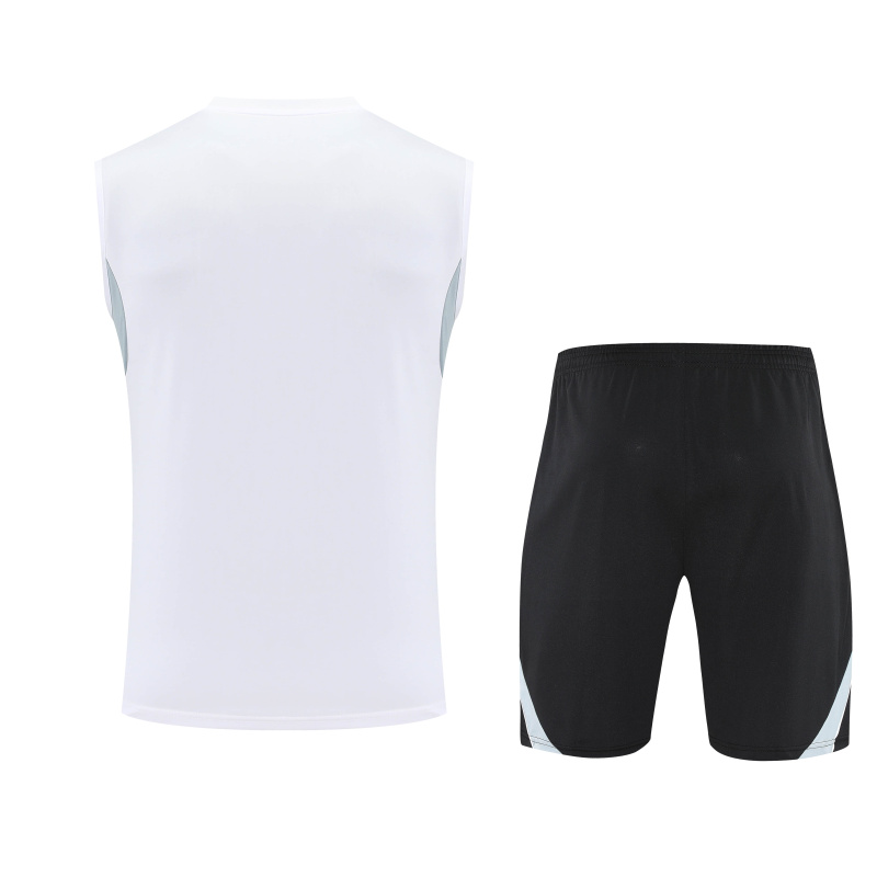 Real Madrid Vest Short Sleeve Training Kit 2025/2026 New Season Football Jersey Sports Shirt