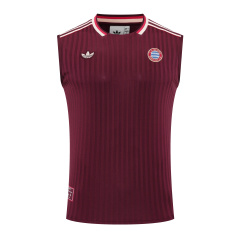 Bayern Munich Vest Short Sleeve Training Kit 2025/2026 New Season Football Jersey Sports Shirt