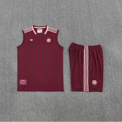 Bayern Munich Vest Short Sleeve Training Kit 2025/2026 New Season Football Jersey Sports Shirt