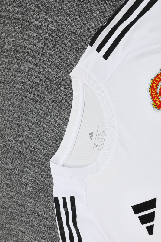 Manchester United Short Sleeve Training Kit 2025/2026 New Season Football Jersey Sports Shirt