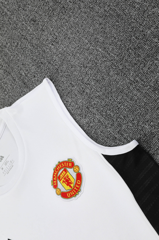 Manchester United Vest Short Sleeve Training Kit 2025/2026 New Season Football Jersey Sports Shirt