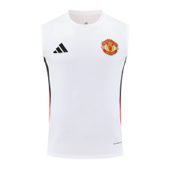 Manchester United Vest Short Sleeve Training Kit 2025/2026 New Season Football Jersey Sports Shirt