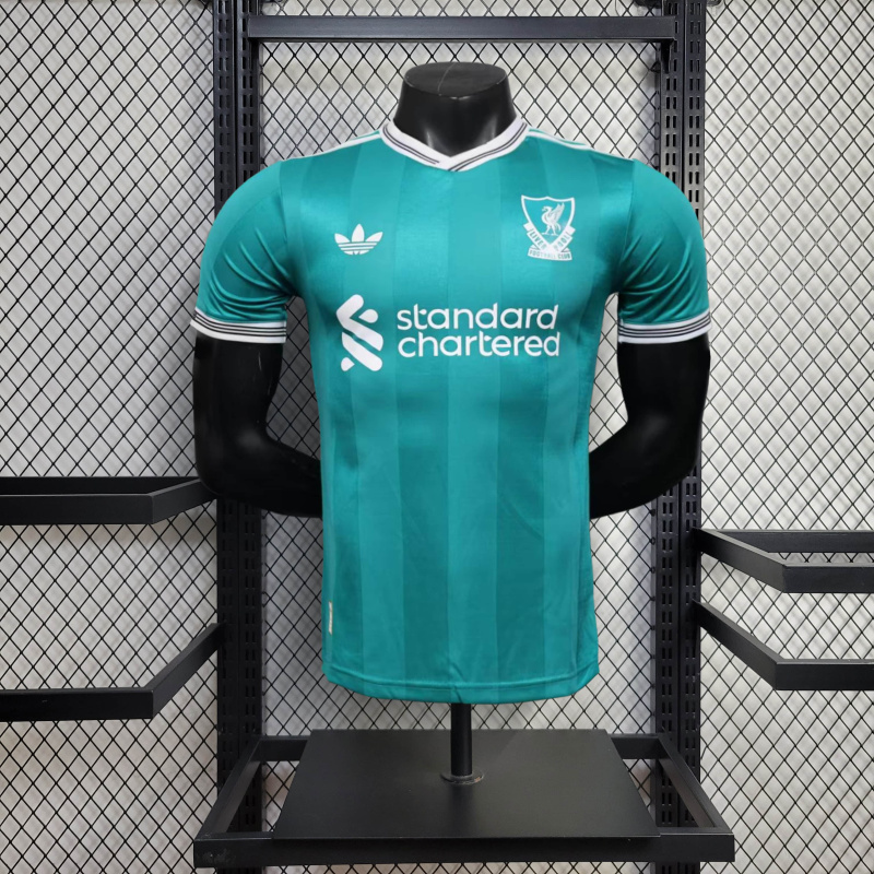 Player Liverpool 2nd away 2025/2026 new season Football Jersey Sports shirt