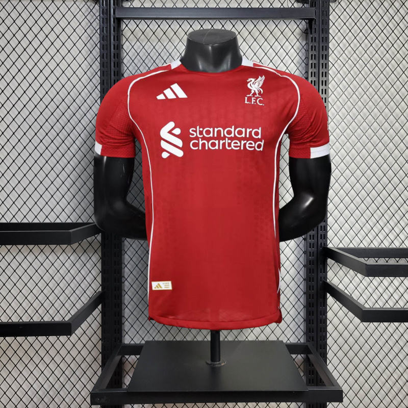 player Liverpool Home 2025/2026 New Season Football Jersey Sports Shirt