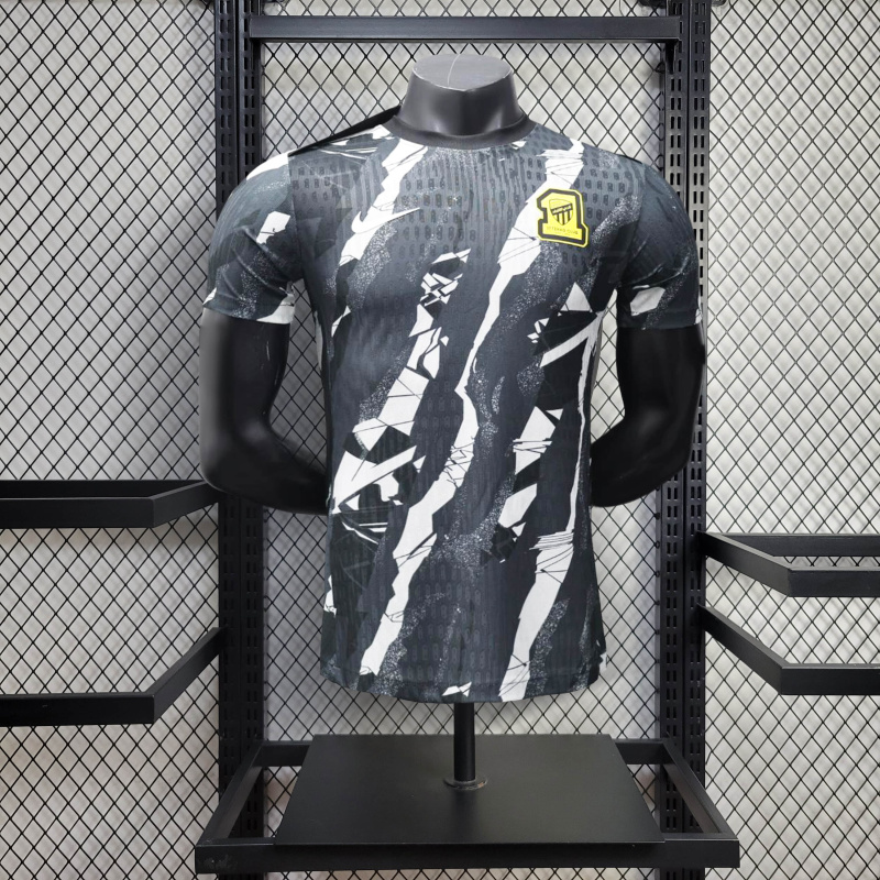 Player Al Ittihad Jeddah Pre-match training jersey 2025/2026 New Season Football Jersey Sports Shirt
