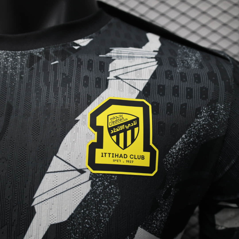 Player Al Ittihad Jeddah Pre-match training jersey 2025/2026 New Season Football Jersey Sports Shirt