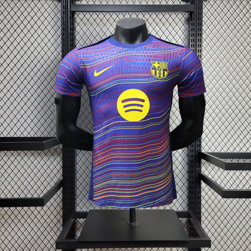 Player Barcelona Training Jersey 2025/2026 New Season Football Jersey Sports Shirt