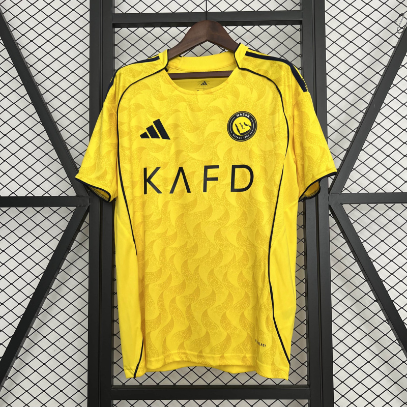 Al Nassr Home 2025/2026 New Season Football Jersey Sports Shirt