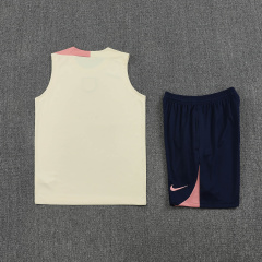 Barcelona Vest Short Sleeve Training Kit 2025/2026 New Season Football Jersey Sports Shirt