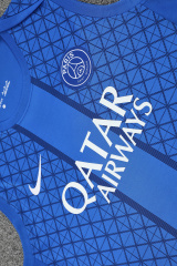 PSG Vest Short Sleeve Training Kit 2025/2026 New Season Football Jersey Sports Shirt
