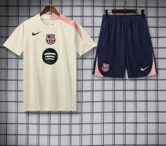 Barcelona Short Sleeve Training Kit 2025/2026 New Season Football Jersey Sports Shirt