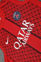 PSG Vest Short Sleeve Training Kit 2025/2026 New Season Football Jersey Sports Shirt