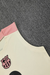 Barcelona Vest Short Sleeve Training Kit 2025/2026 New Season Football Jersey Sports Shirt