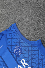 PSG Vest Short Sleeve Training Kit 2025/2026 New Season Football Jersey Sports Shirt