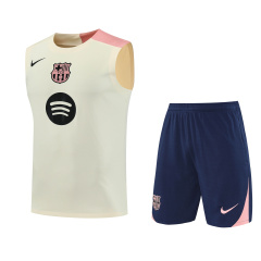 Barcelona Vest Short Sleeve Training Kit 2025/2026 New Season Football Jersey Sports Shirt