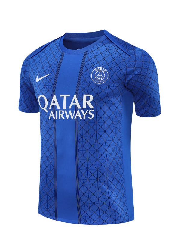 PSG Short Sleeve Training Kit 2025/2026 New Season Football Jersey Sports Shirt