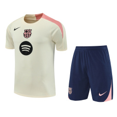 Barcelona Short Sleeve Training Kit 2025/2026 New Season Football Jersey Sports Shirt