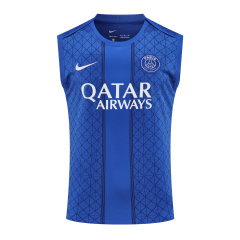 PSG Vest Short Sleeve Training Kit 2025/2026 New Season Football Jersey Sports Shirt