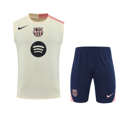 Barcelona Vest Short Sleeve Training Kit 2025/2026 New Season Football Jersey Sports Shirt