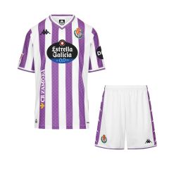 kids Real Valladolid Home 2025/2026 New Season Football Jersey Sports Shirt