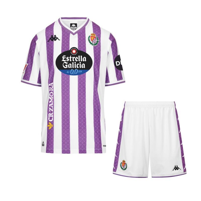 kids Real Valladolid Home 2025/2026 New Season Football Jersey Sports Shirt